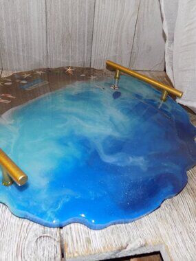 Beach Ocean Tray with Swimmers Home Decor